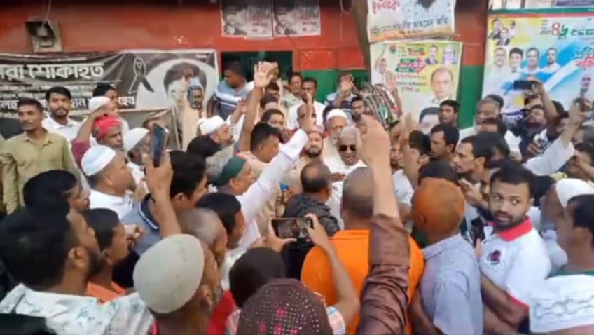 ছয় বছর পর নিজ এলাকায় বিএনপির  সাবেক সংসদ সদ‍স‍্য মিজানুর রহমান সিনহা