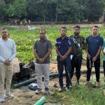বাহুবলে সরকারি ছুটির দিনে বালু খেকোদের বিরুদ্ধে অভিযান, ড্রেজার মেশিনসহ সরঞ্জাম জব্দ