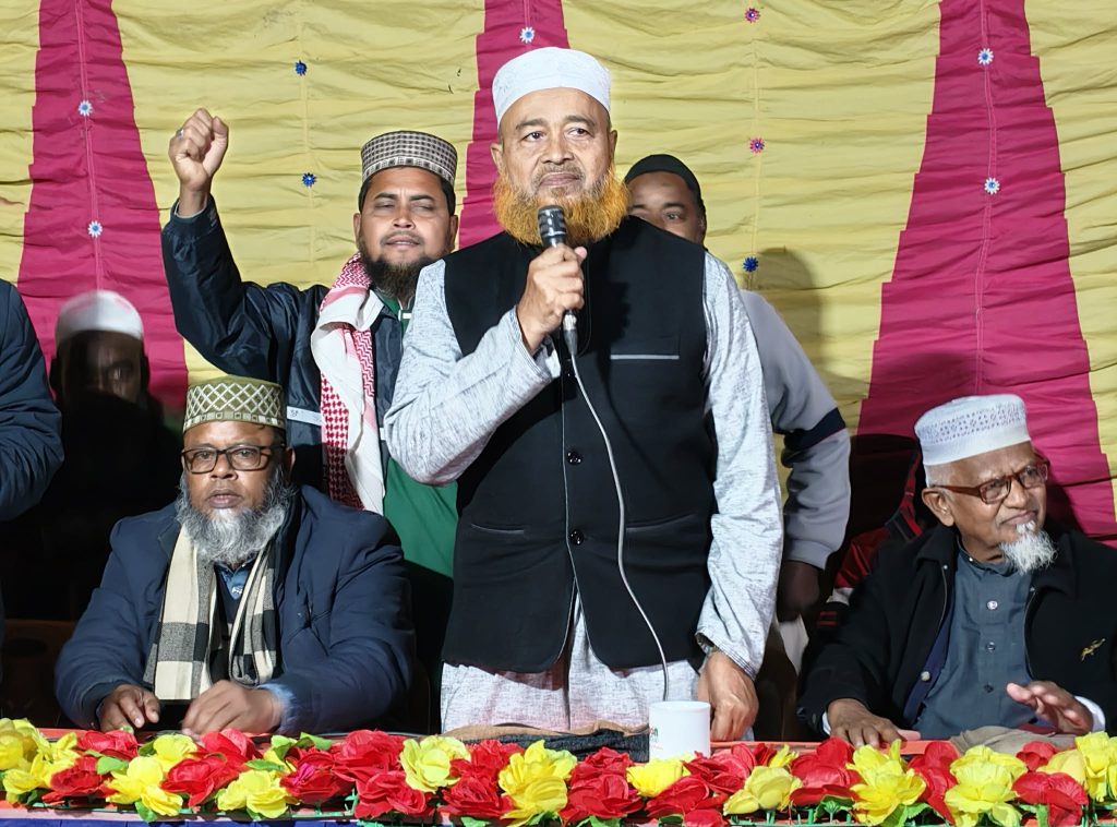 সিংড়ায় নির্বাচনী তাৎপরতা: জামায়াতের প্রার্থীর উঠান বৈঠক