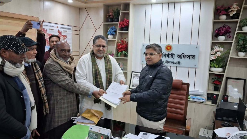 নীলফামারী ১’ মনোনয়ন দাখিল   ডোমার-ডিমলা দলমত সকলে আমার আত্মার আত্মীয় : জেবেল রহমান গানি